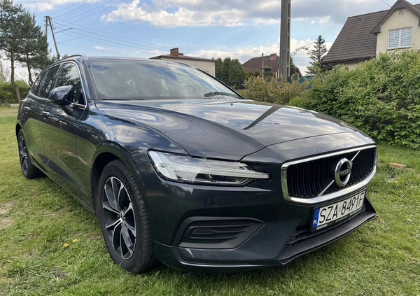 Volvo V60 cena 78900 przebieg: 164000, rok produkcji 2018 z Zawiercie małe 407